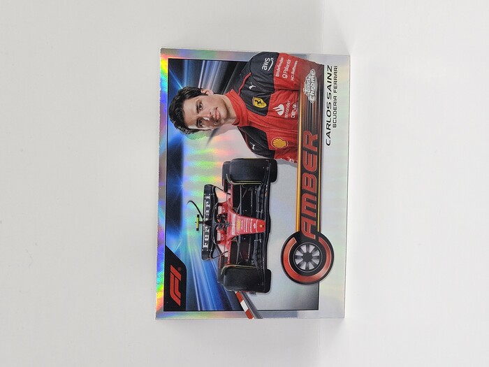 2023 Topps Chrome Formula 1 Carlos Sainz ''Camber'' #CAM-CSI