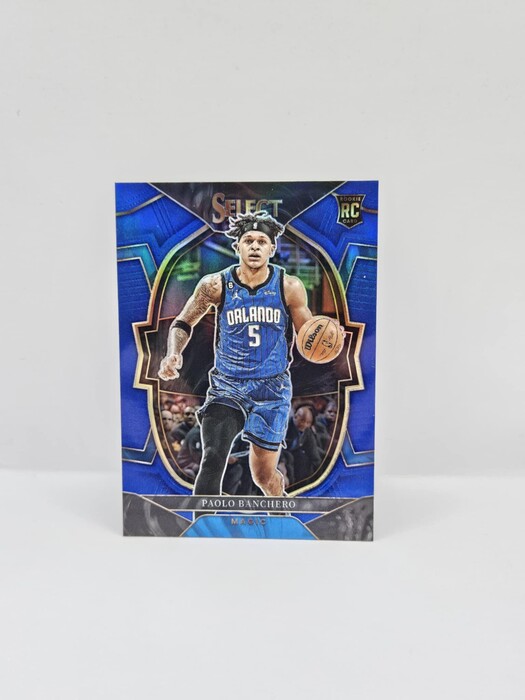 2022-23 Panini Select Basketball Paolo Banchero blue prizm rookie concourse No.72
