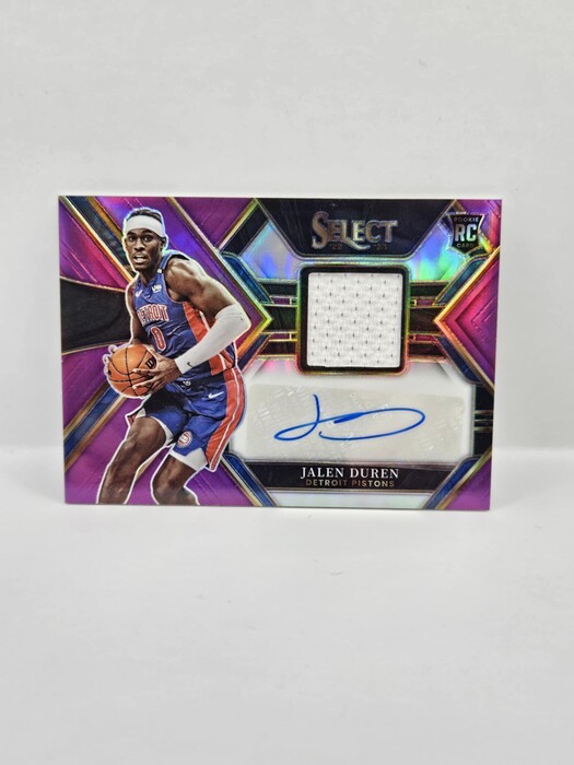 2022-23 Panini Select Jalen Duren Rookie jersey autograph /99 No.RJA-JLD