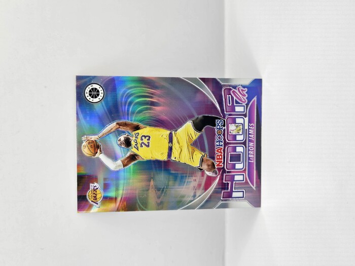 2023-24 Panini Hoops Premium Basketball LeBron James ''Hoopla'' Silver No.10
