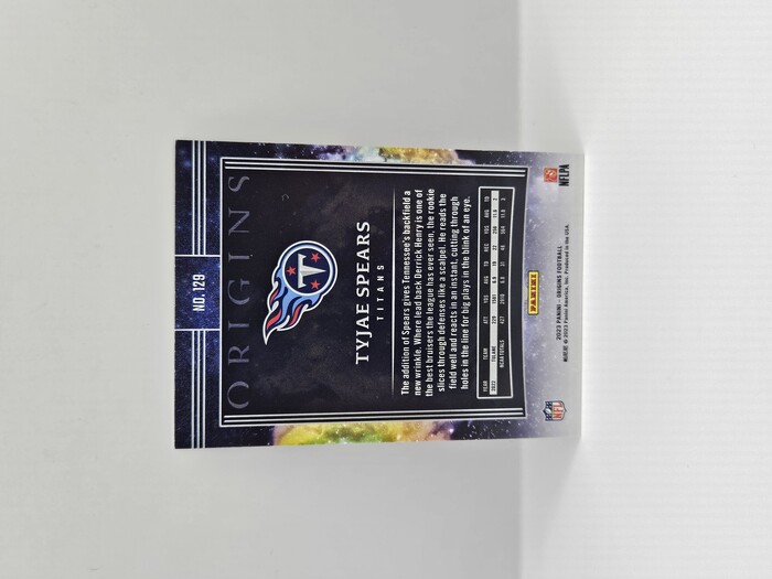 2023 Panini Origins Football Tyjae Spears Rookie No.129