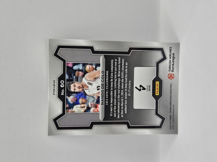 2023-24 Panini euroleague prizm Nando de colo silver No.60