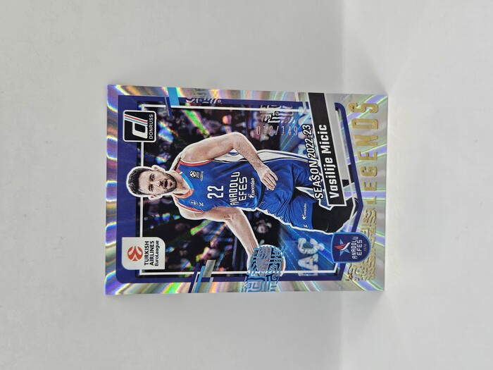 2023-24 Panini euroleague donruss Vasilije Misic holo laser /149 No.194