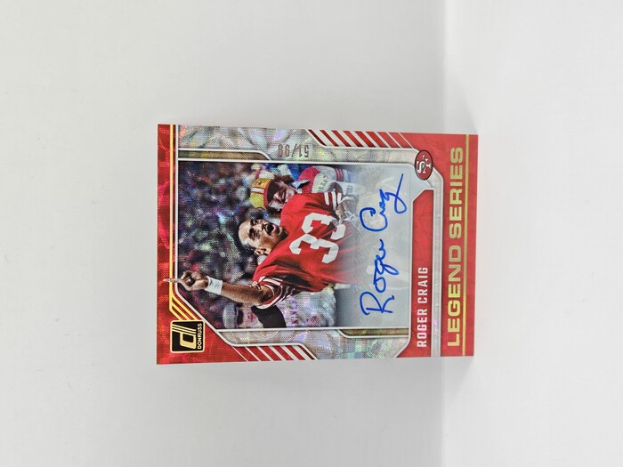 2024 Donruss Football Roger Craig ''Legend Series'' /99 autograph No.10