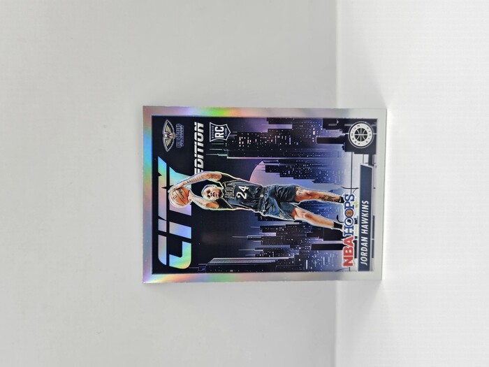 2023-24 Panini Hoops Premium Basketball Jordan Hawkins ''City Edition'' Rookie SIlver No.7