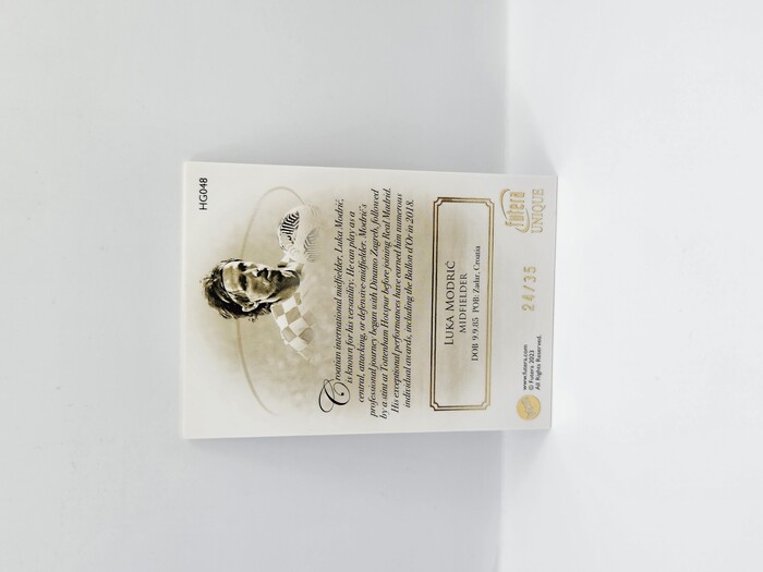 2023 Futera Luka Modric ''Heritage'' /35 HG048