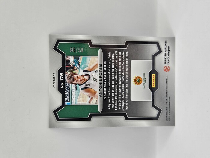 2023-24 Panini euroleague prizm Antonis Fotsis purple /99  No.176