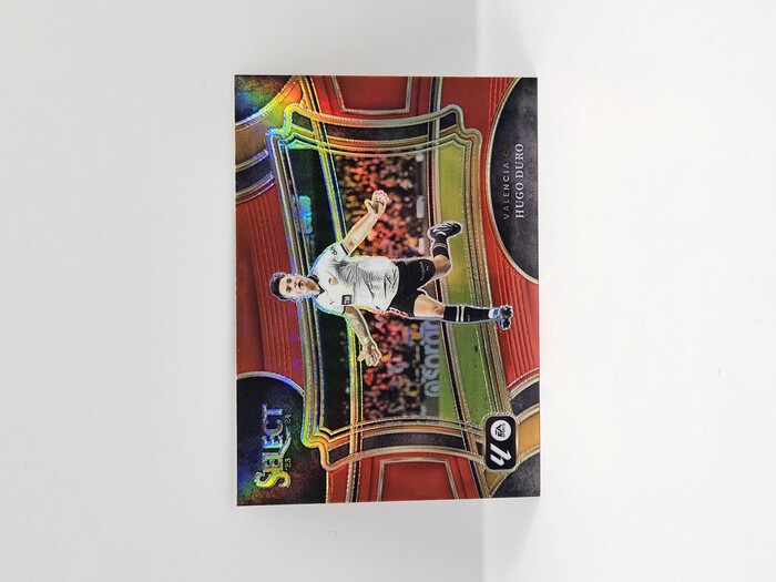 2023-24 Panini Select La Liga Soccer Hugo Duro Red Field Level No.249