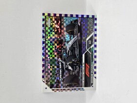 2023 Topps Chrome Formula 1  George Russell Purple Checker Flag  / 199 #16