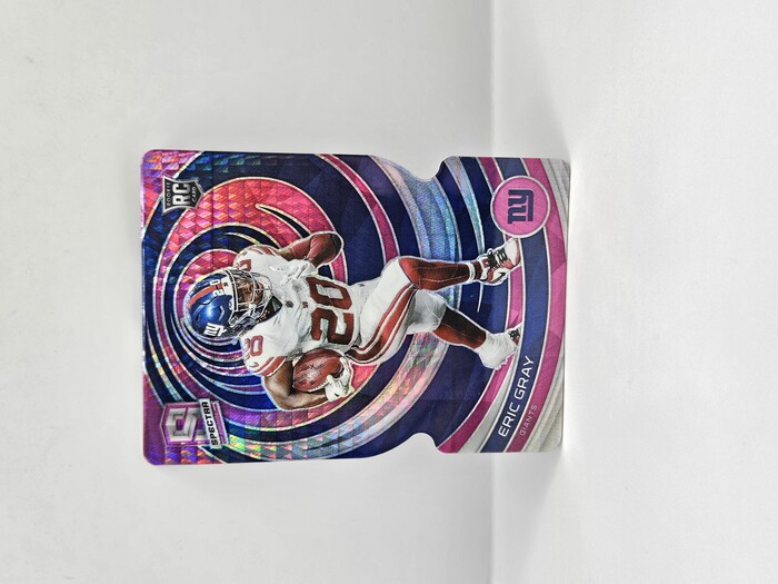 2023 Panini Spectra Football Eric Gray Pink /20 Rookie No.186