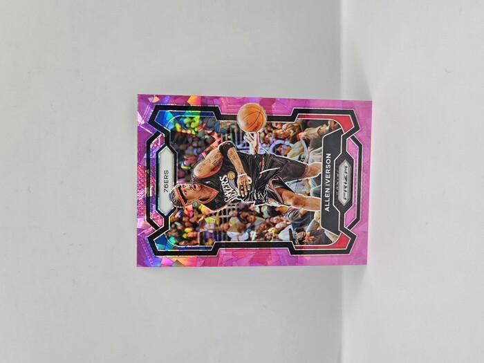 2023-24 Panini prizm Basketball Allen Iverson pink cracked ice No.184