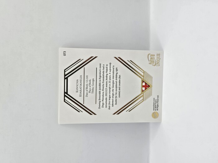 2024 Futera Khvicha Kvaratskhelia No.073