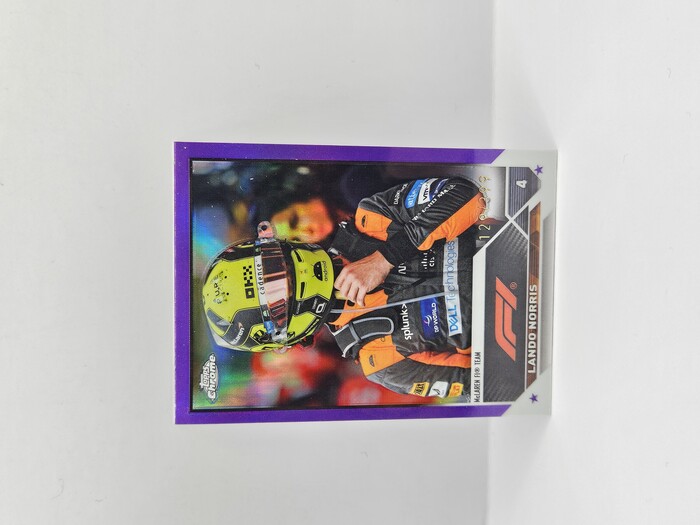 2023 Topps Formula 1 Lando Norris purple /399 No.26