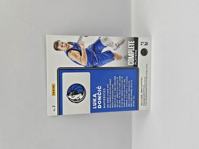 2022-23 Panini Donruss Luka Doncic ''Complete Players'' No.2