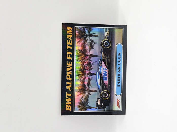 2023 Topps Chrome Formula 1 BWT Alpine F1 Team Esteban Ocon #AU77-EO