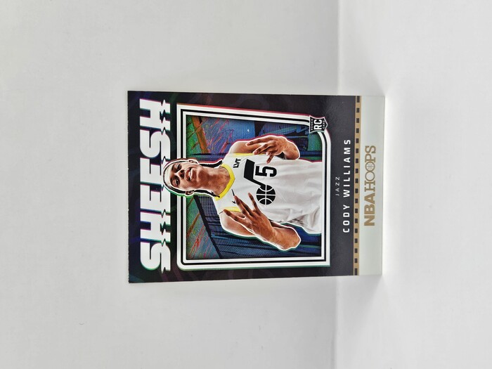 2024-25 Panini Hoops Basketball Cody Williams ''Sheeeeesh'' Holo Rookie No.3