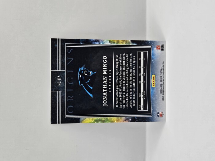 2023 Panini Origins Football Jonathan Mingo Rookie No.117