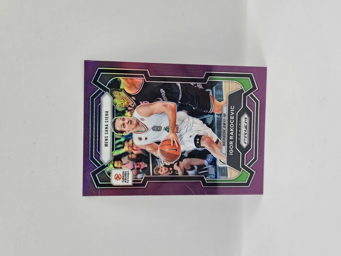 2023-24 Panini euroleague prizm Igor Rakocevic purple /99 No.180