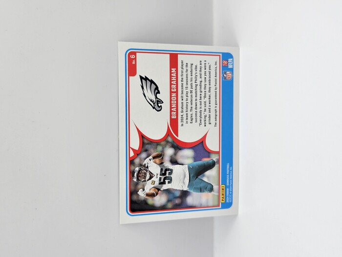 2024 Panini Donruss Football Brandon Graham ''Action All pros'' autograph /299 No.6