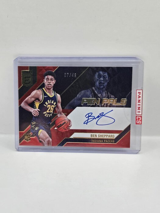 2023-24 Panini Elite basketball Ben Sheppard ''Pen Pals'' /49 rookie No.PP-BSI