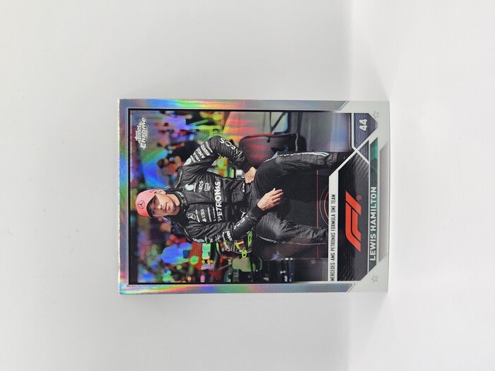 2023 Topps Chrome Formula 1 Lewis Hamilton refractor #22