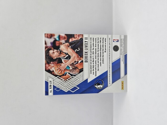 2023-24 Panini Phoenix Basketball Dereck Livelyy II jersey No.RJM-LIV