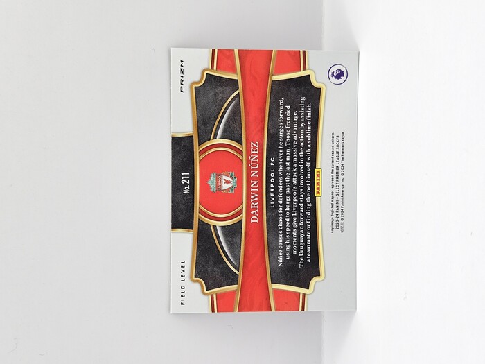 2023-24 Panini Select Premier League Soccer Darwin Nunez Red Field Level No.211