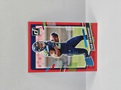 2023 Panini Donruss Footbal Zach Charbonnet Rated Rookie Red Press Proof No.392