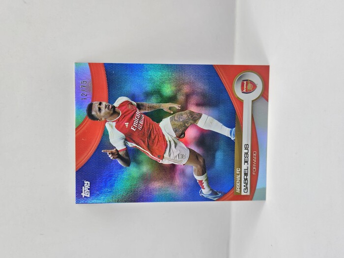 2024 Topps Arsenal Gabriel Jesus /75 No.24