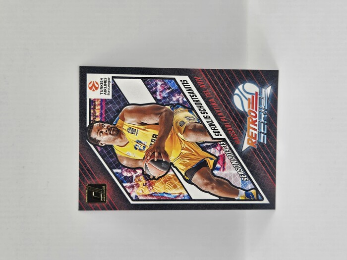 2023-24 Panini euroleague donruss Sofoklis Schortsanitis ''Retro series'' Press proof No.7