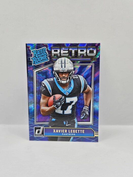 2024 Panini Doruss Football Xavier Legette ''Retro'' Rated Rookie No.13