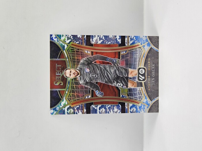 2023-24 Panini Select La Liga Soccer Jan Oblak Winter Camo /99 Mezzanine No.108
