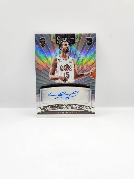 2022-23 Panini Select Basketball  Isaiah Mobley ''Youth explosion'' rookie autograph No.YES-IMB