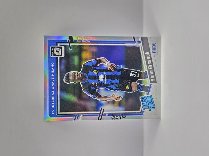 2023-24 Panini Donruss Optic Yann Bisseck Holo Rated Rookie No.185