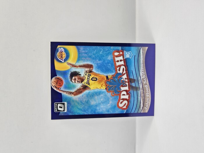 2023-24 Panini Donruss Optic Basketball Jalen Hood Schifino ''Splash'' Purple Rookie No.14