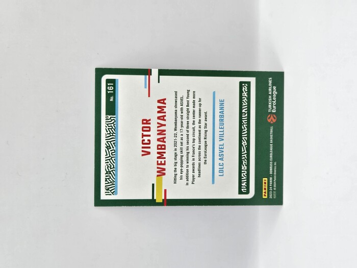 2023-24 Panini euroleague donruss Victor Wembanyama No.161