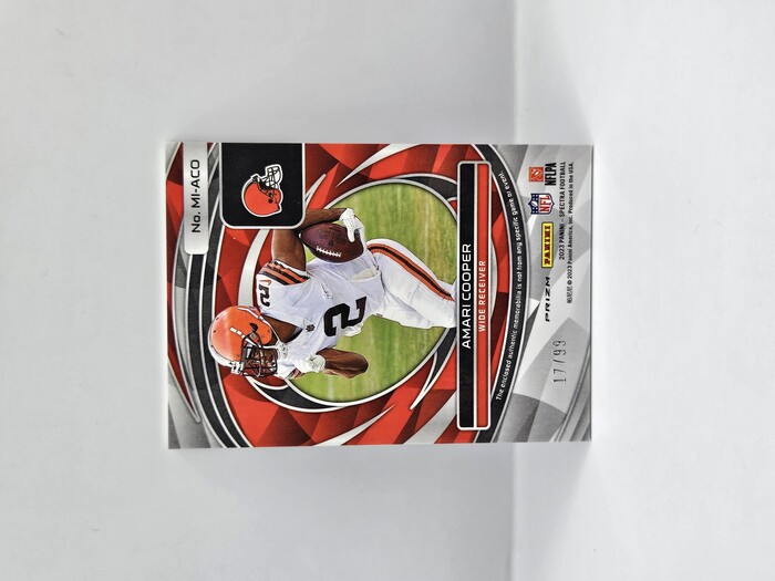 2023 Panini Spectra Football Amari Cooper''Max Impact'' /99 Patch No.MI-ACO