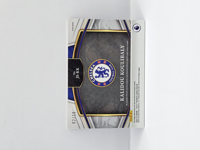 2022-23 Panini Select Premier League Soccer Kalidou Koulibaly ''Jersey'' /10 No.JS-KK