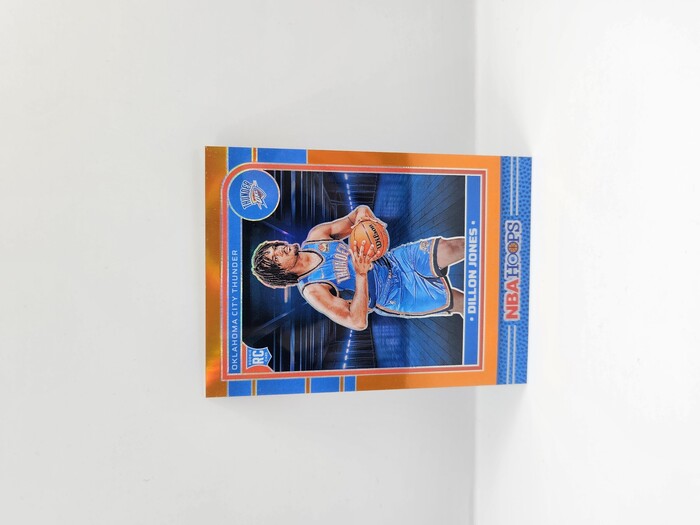 2024-25 Panini Hoops Basketball Dillon Jones Orange Chrome Rookie /199 No.256