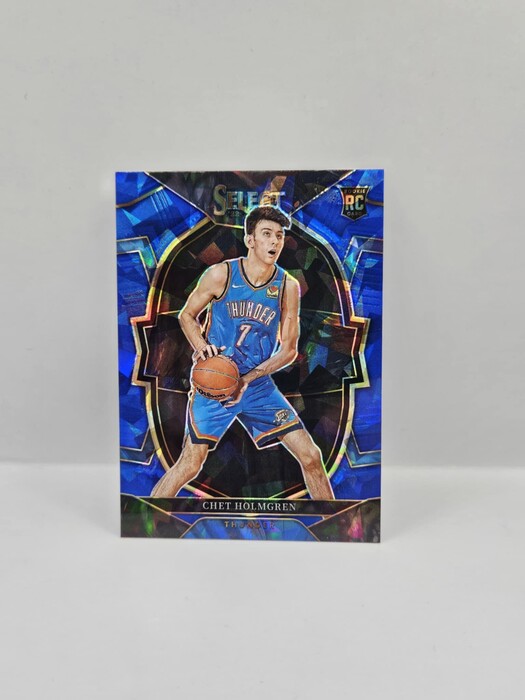 2022-23 Panini Select Basketball Chet Holmgren cracked ice rookie concourse No.83
