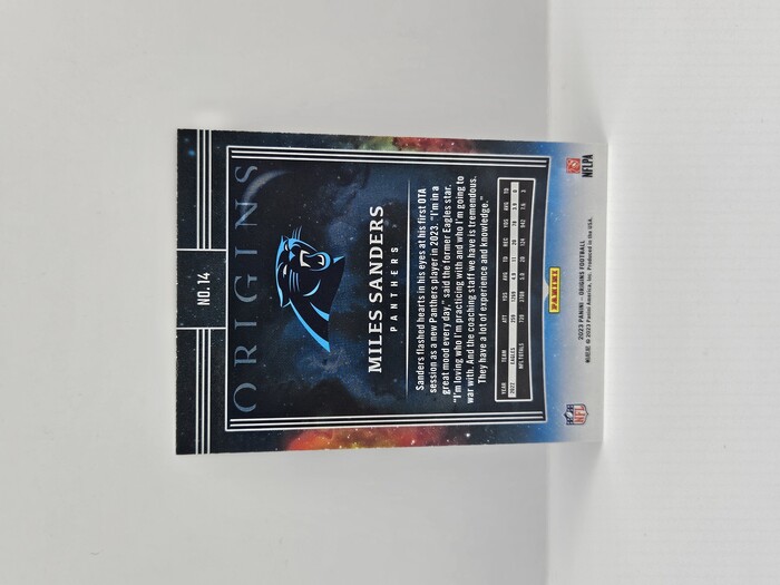 2023 Panini Origins Football Miles Sanders No.14