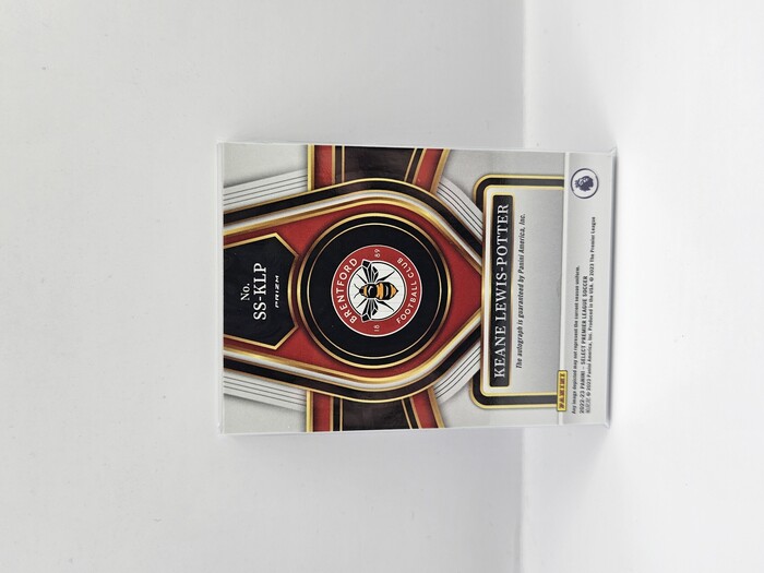 Panini Select Premier League soccer Keane Lewis-Potter silver autograph No.SS-KLP