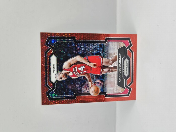Panini Prizm Fastbreak Basketball Charles Barkley red Fastbreak /100 No.180