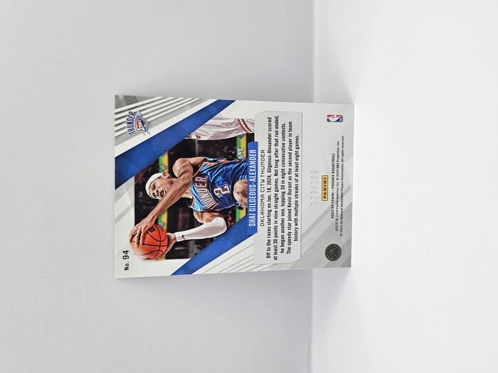 2023-24 Panini Phoenix Basketball Shai Gilgeous-Alexander Red /199 No.94
