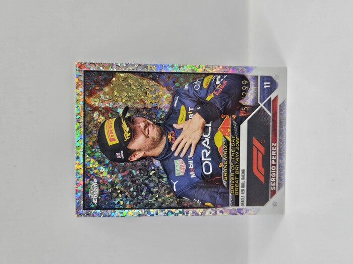 2023 Topps Chrome Formula 1  Sergio Perez Mini diamond refractor /299 #175