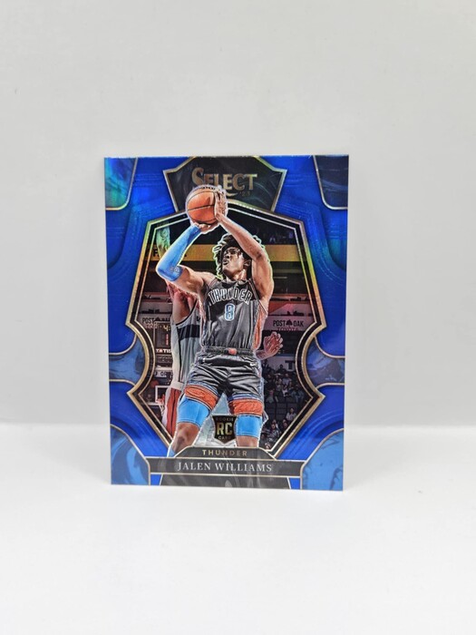 2022-23 Panini Select Basketball Jalen Williams blue prizm rookie premier level No.167