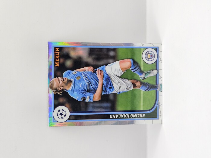 2024 Topps Merlin Soccer Erling Haaland Refractor No.73