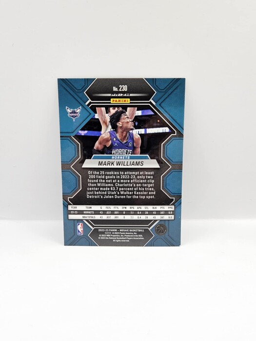 2022-23 Panini Mosaic Basketball  Mark Williams Silver rookie No.230 