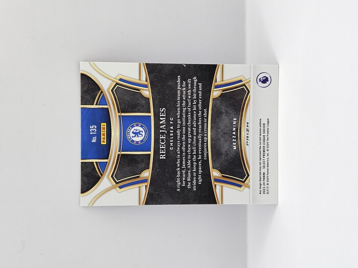 2023-24 Panini Select Premier League Soccer Rece James Purple Mojo Mezzanine No.135