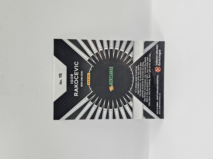 2023-24 Panini euroleague prizm Igor Rakocevic ''Dominance'' No.15